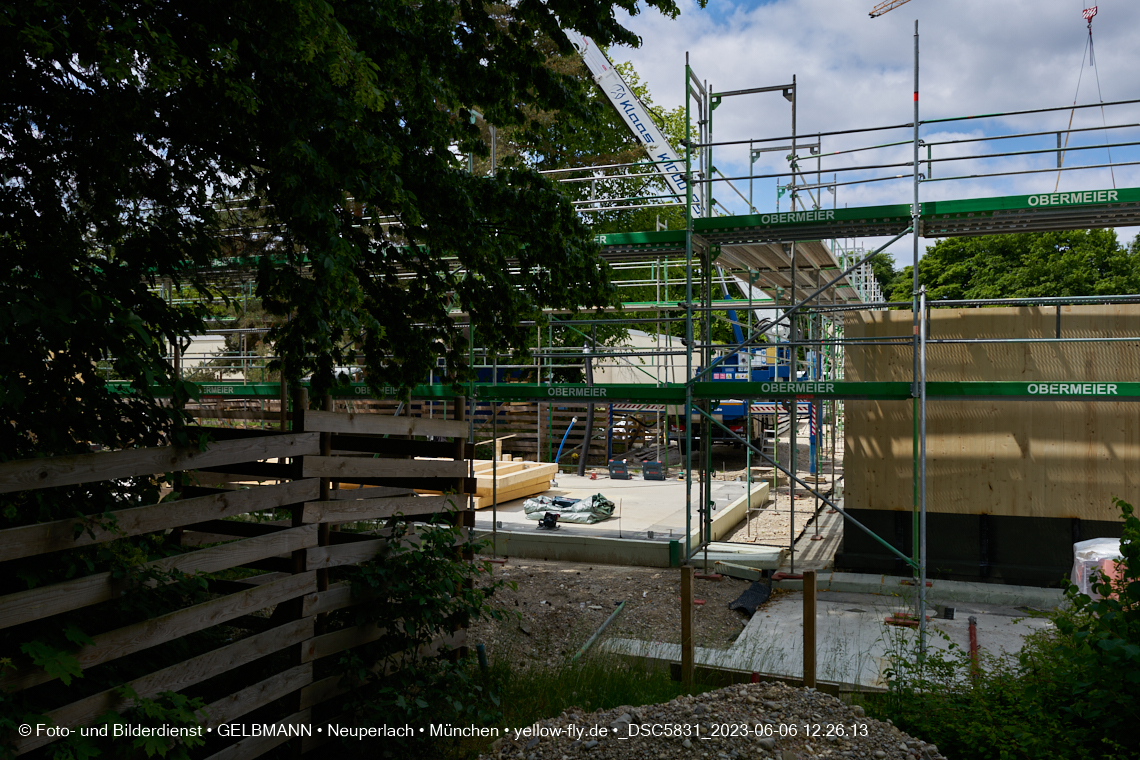 06.06.2023 - Neue Wände für das Haus für Kinder in Neuperlach in München